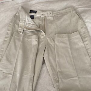 Cutter & Buck Women Light Cream Dress Slacks